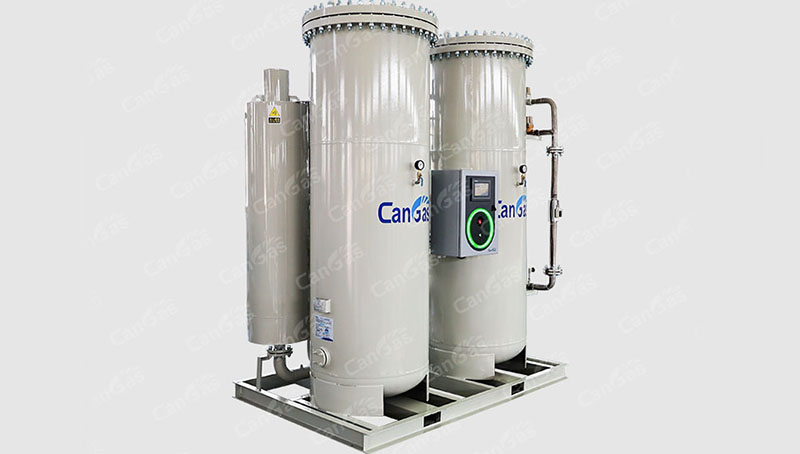 What is the air-to-nitrogen ratio in the PSA nitrogen generation system.jpg