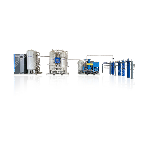 CanGas® CFS series PSA oxygen generator with cylinder filling system
