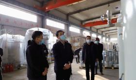 The Secretary of Gu'an County Party Committee came to our company to investigate and inspect the epidemic prevention and control and production situation.