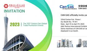 CAN GAS attend 133th CANTON fair 