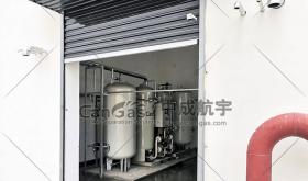 What is the fire protection rating of the nitrogen generator room?