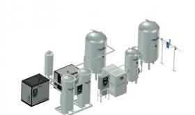VPSA oxygen production system start-up and shutdown operation steps
